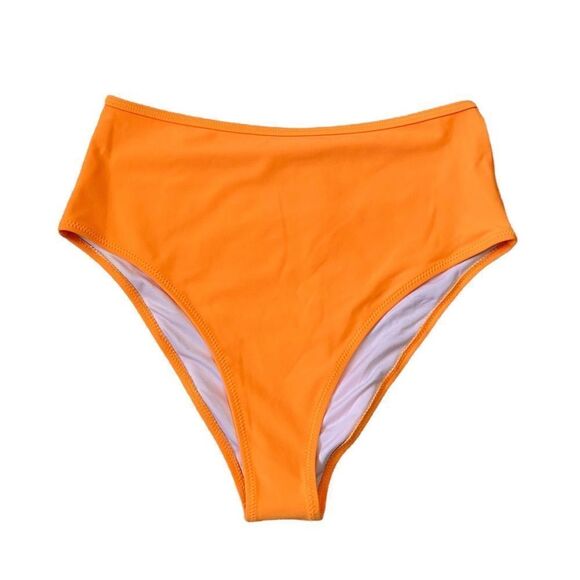 😍2/$20 NEW Cupshe Sz S Orange Bikini Bottom - Picture 1 of 6